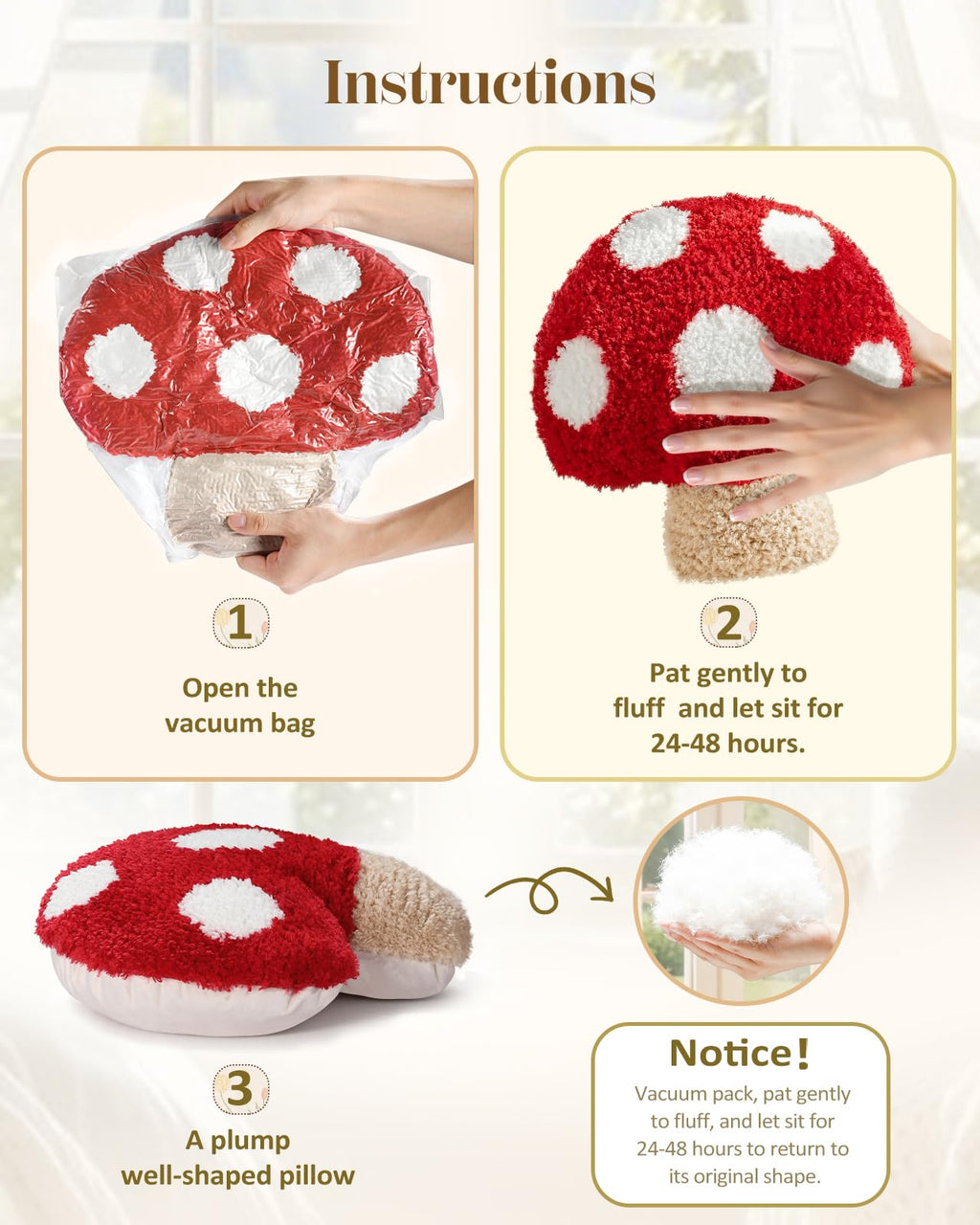 Cute Decorative Plush Options for Couch, Sofa, or Living Room, Cushion for Home Decor