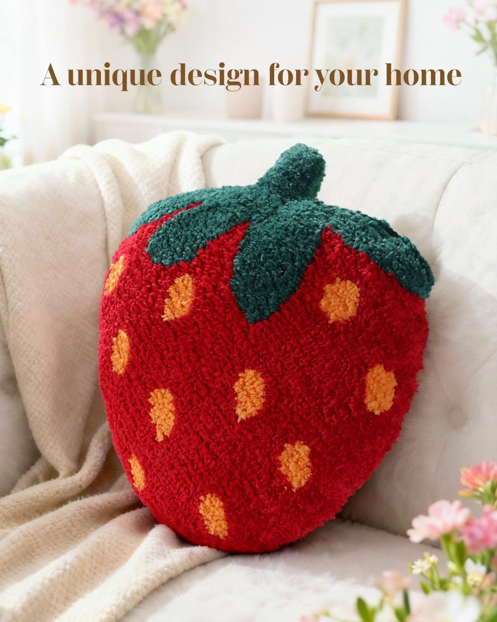 Cute Decorative Plush Options for Couch, Sofa, or Living Room, Cushion for Home Decor