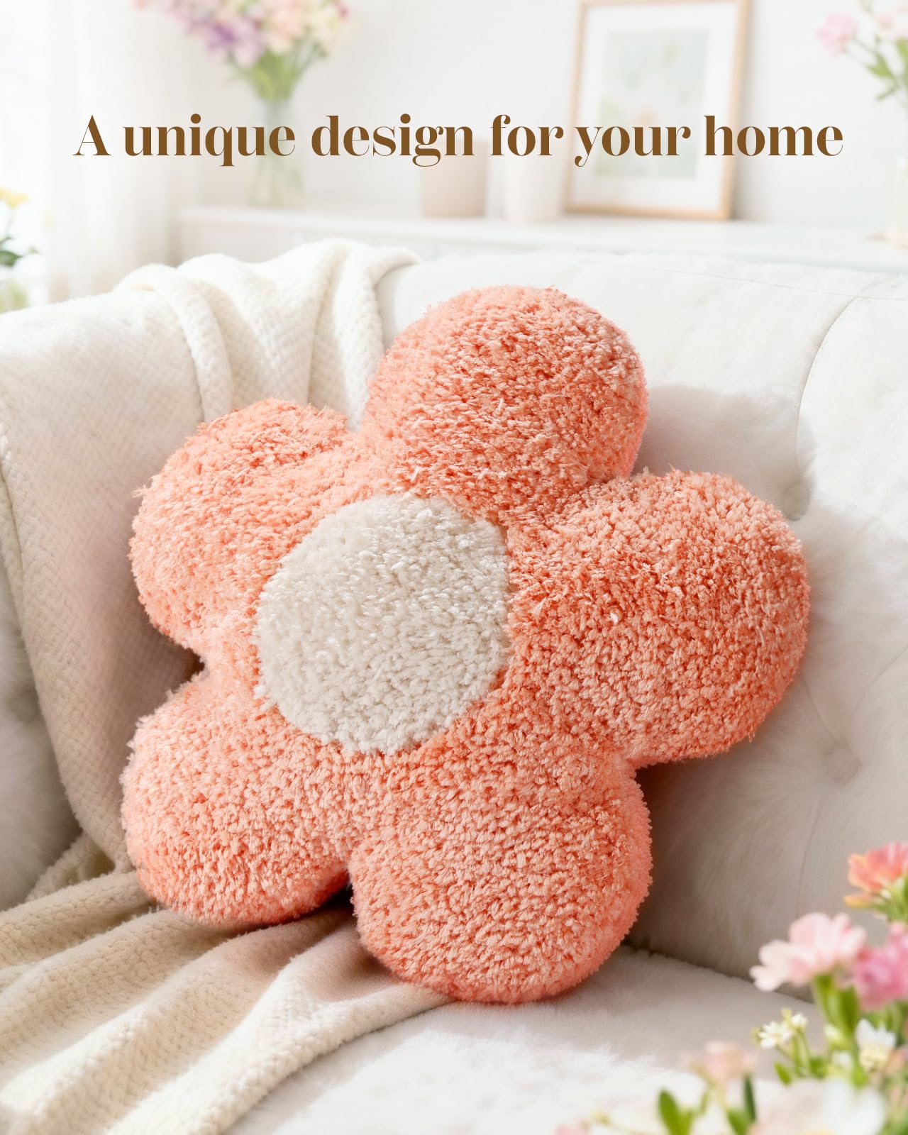 Cute Decorative Plush Options for Couch, Sofa, or Living Room, Cushion for Home Decor