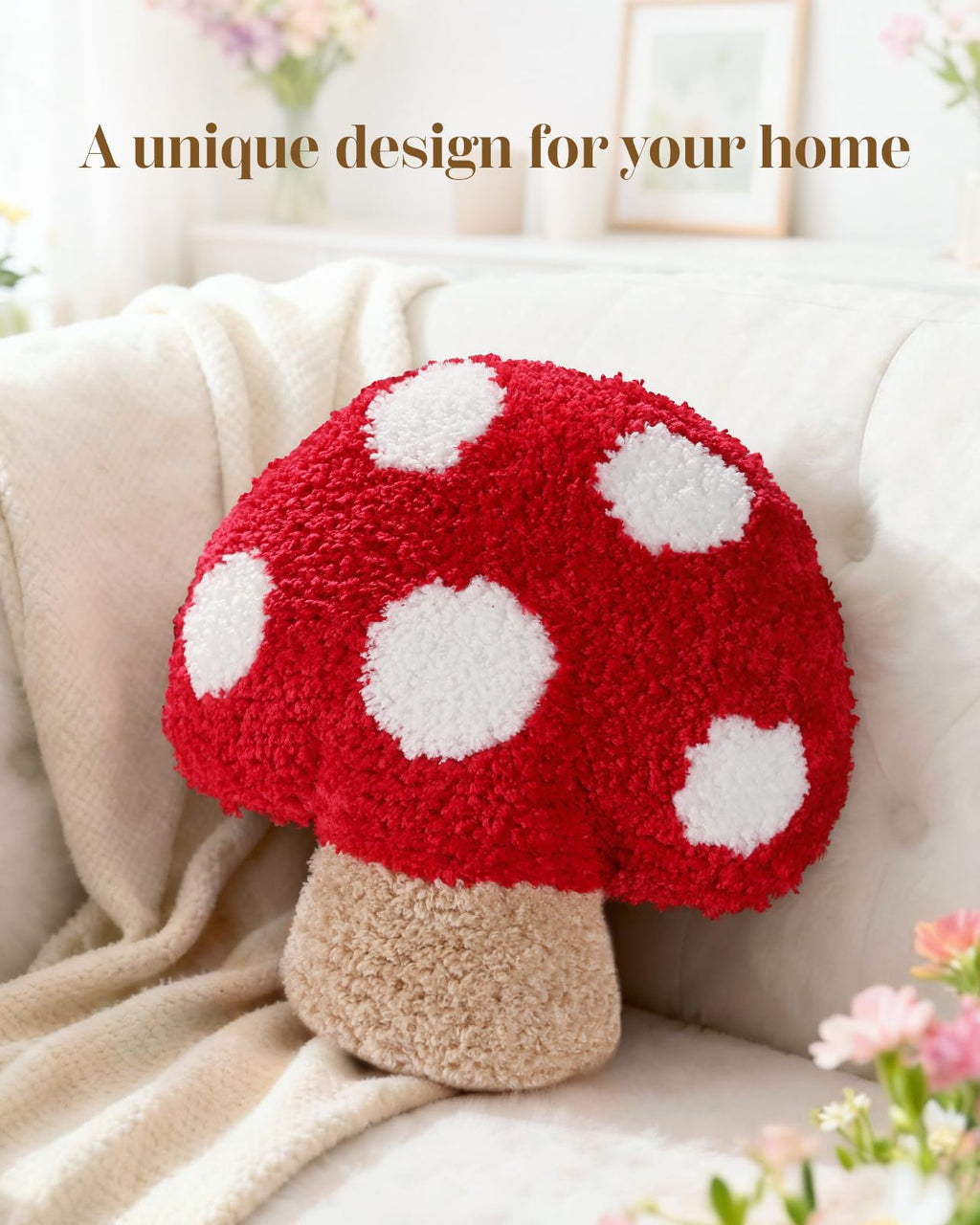 Cute Decorative Plush Options for Couch, Sofa, or Living Room, Cushion for Home Decor