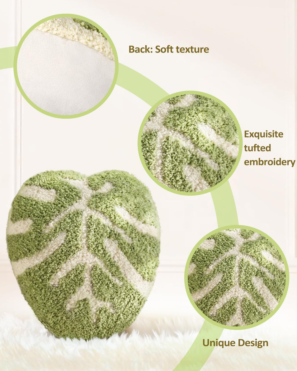 Cute Decorative Plush Options for Couch, Sofa, or Living Room, Cushion for Home Decor