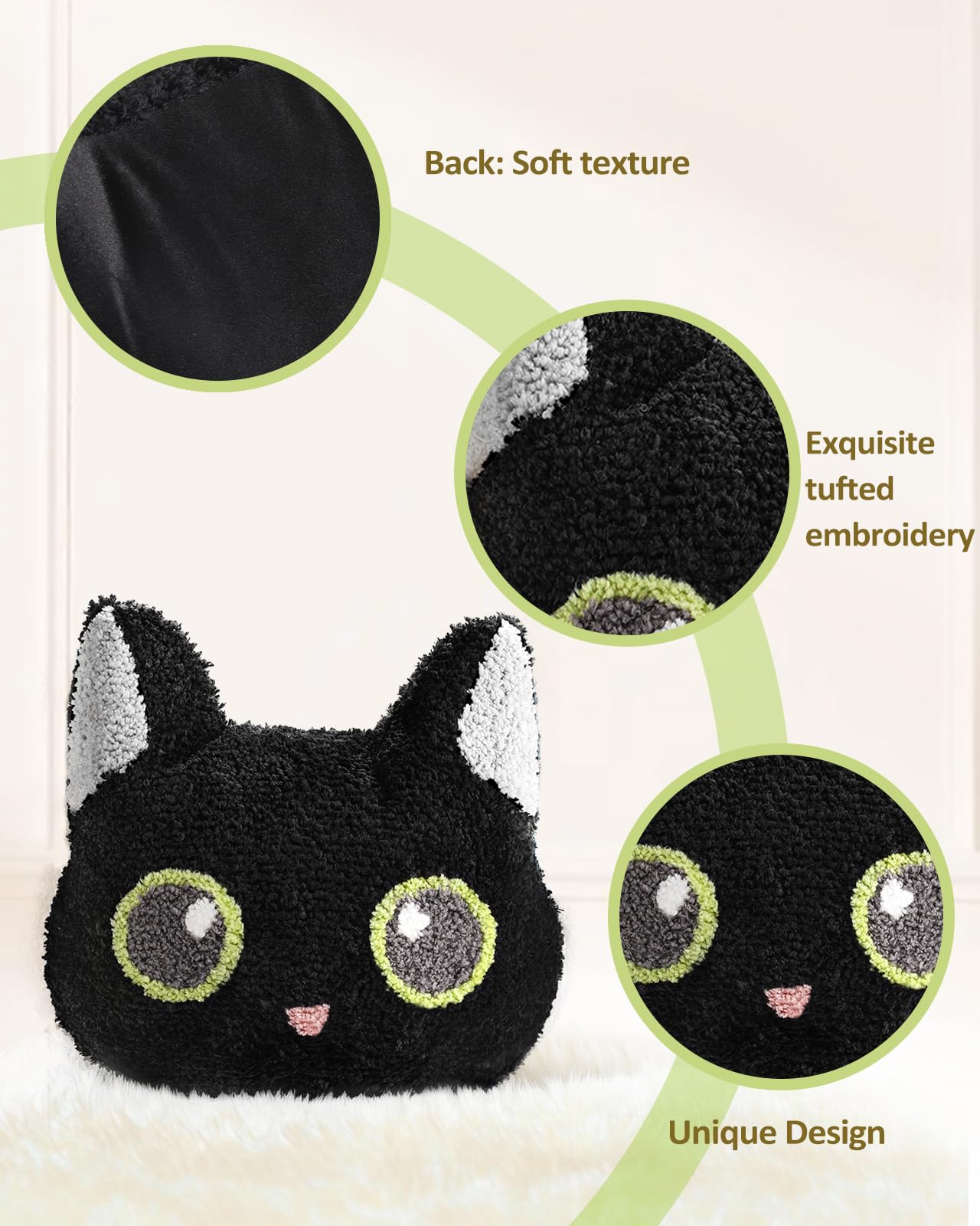 Cute Decorative Plush Options for Couch, Sofa, or Living Room, Cushion for Home Decor